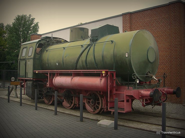 Fireless steam locomotive in Chemnitz