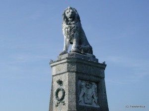 The Bavarian Lion in Lindau | A heraldic beast as a port guard